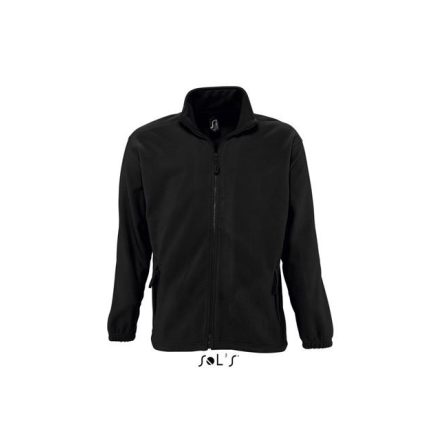 so55000bl-2xl   SOL'S NORTH MEN - ZIPPED FLEECE JACKET