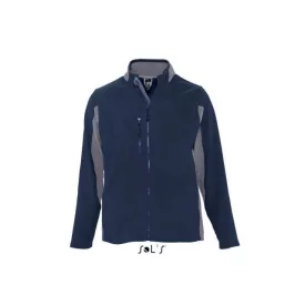   so55500nv-s   SOL'S NORDIC - MEN’S TWO-COLOUR ZIPPED FLEECE JACKET