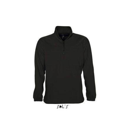 so56000bl-2xl   SOL'S NESS - FLEECE 1/4 ZIP SWEATSHIRT