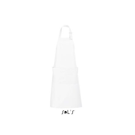 so88010wh-u   SOL'S GALA - LONG APRON WITH POCKETS