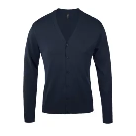   so90011nv-l   SOL'S GOLDEN MEN - V-NECK KNITTED CARDIGAN