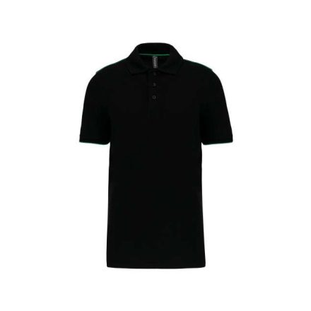 wk270bl/kl-2xl   MEN'S SHORT-SLEEVED CONTRASTING DAYTODAY POLO SHIRT