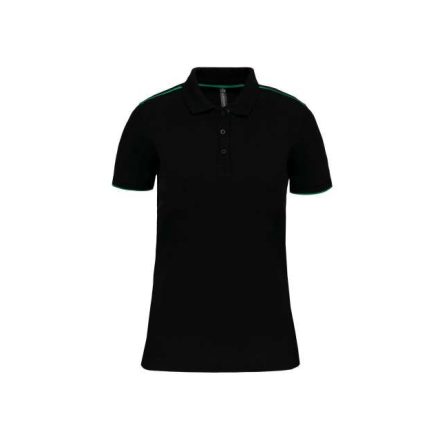 wk271bl/kl-2xl   LADIES' SHORT-SLEEVED CONTRASTING DAYTODAY POLO SHIRT