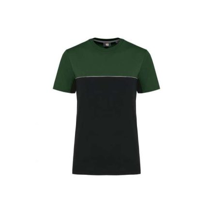 wk304bl/fo-2xl   UNISEX ECO-FRIENDLY SHORT SLEEVE TWO-TONE T-SHIRT