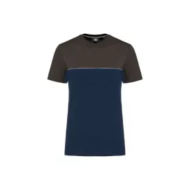  wk304nv/ro-xs   UNISEX ECO-FRIENDLY SHORT SLEEVE TWO-TONE T-SHIRT