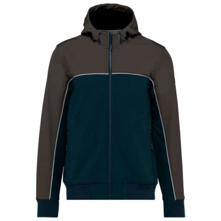 wk450nv/dg-2xl   UNISEX 3-LAYER TWO-TONE BIONIC SOFTSHELL JACKET