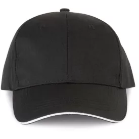   wkp145bl/wh-u   OEKOTEX CERTIFIED 6 PANELS CAP WITH SANDWICH PEAK